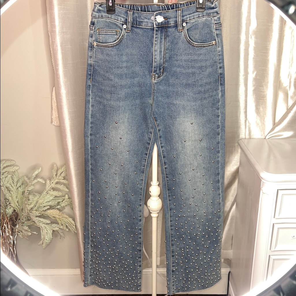 Denim Embellished Stretchy Oh Jeans!